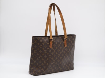 LOUIS VUITTON ルイ・ヴィトン モノグラム キャンバス ルコ M51155 ハンドバッグ ブラウン コーティングキャンバス レザー レディース
