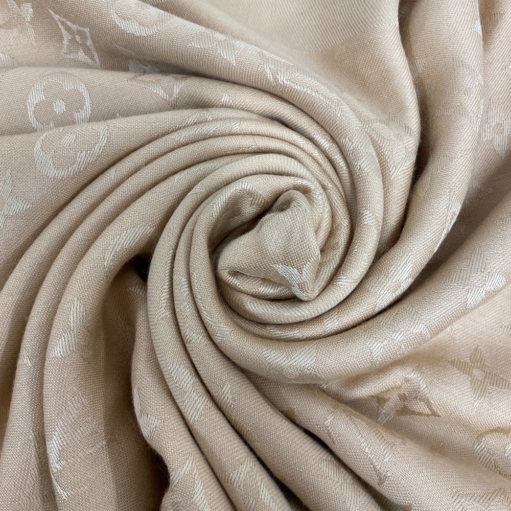 ルイヴィトン LOUIS VUITTON ストール ショールモノグラム ベージュ