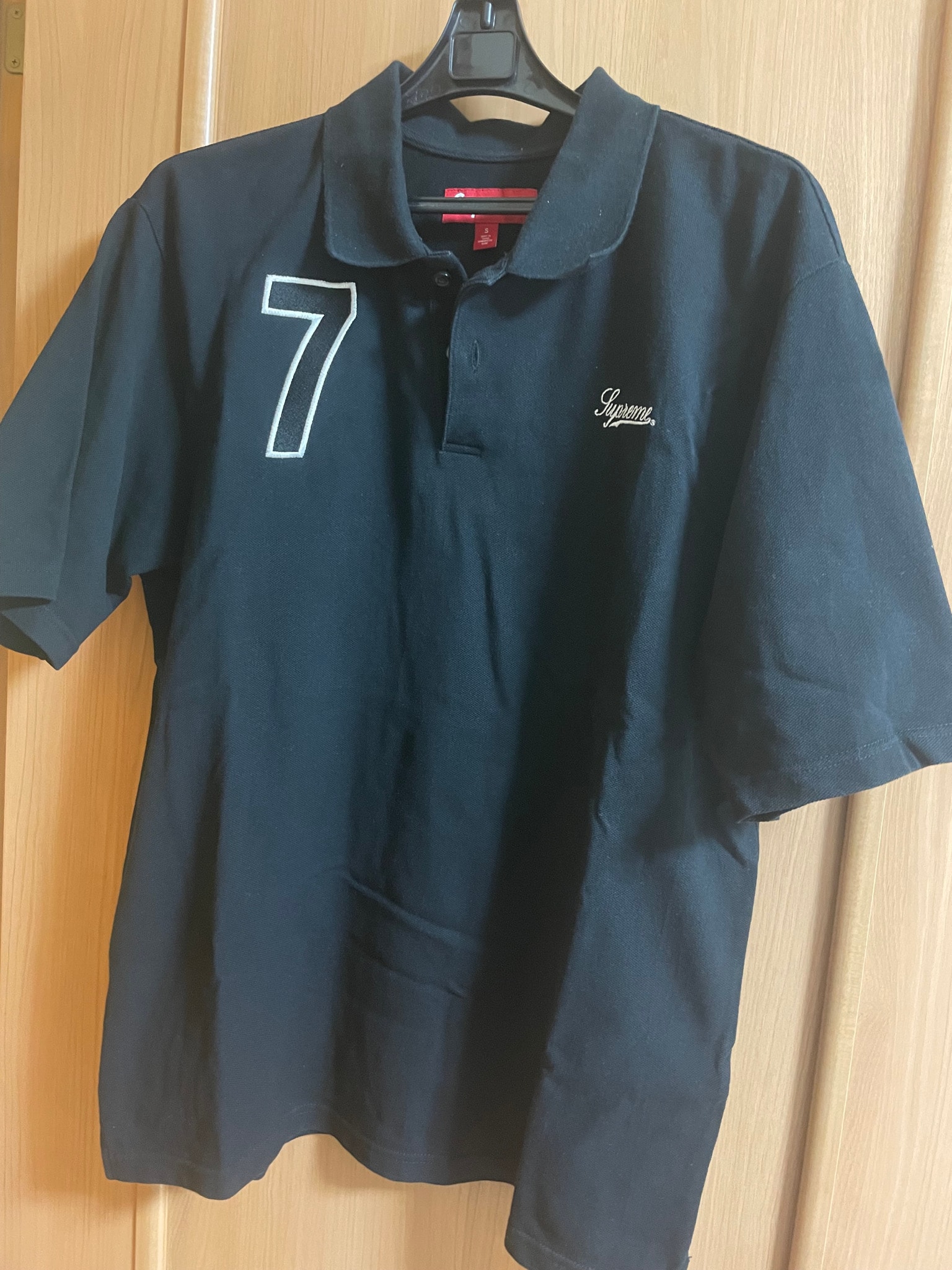 Supreme Cursive Polo "Black"