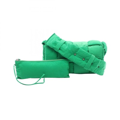 ボッテガヴェネタ BOTTEGA VENETA PADDED TECH CASSETTE パデッド テック カセット ショルダーバッグ バッグ ナイロン メンズ グリーン系 628951VBO813724 【中古】