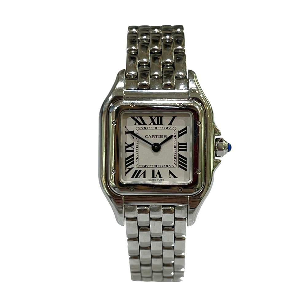 カルティエ CARTIER パンテールドゥカルティエ SM WAPN0006 クォーツ ウォッチ スクエアフェイス 腕時計 SS シルバー