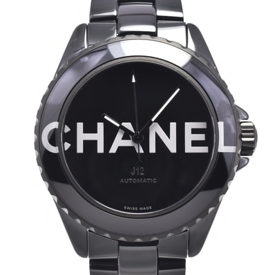 シャネル CHANEL H7418 J12 ウォンテッド ドゥ シャネル ブラック 自動巻き メンズ 美品 箱・保証書付き 腕時計 L#150949