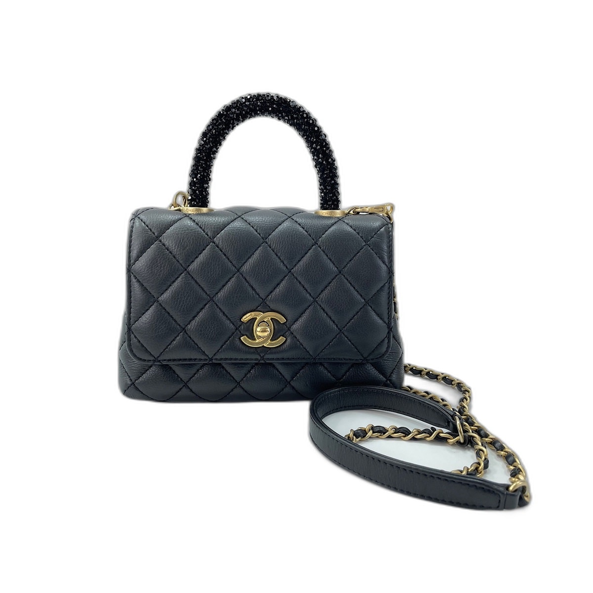 シャネル CHANEL ココハンドルXXS ショルダーバッグ【中古】