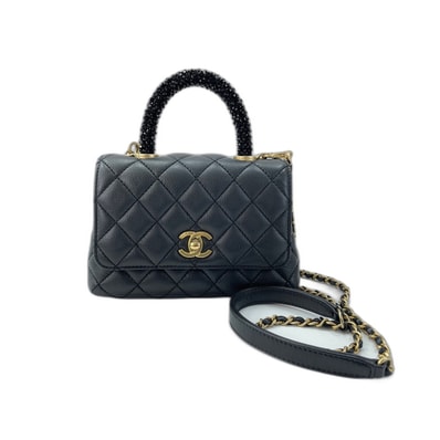 シャネル CHANEL ココハンドルXXS ショルダーバッグ【中古】