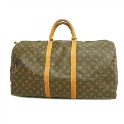 【6dd4322】ルイヴィトン ボストンバッグ モノグラム キーポル55 M41424 ブラウン【中古】メンズ レディース ユニセックス