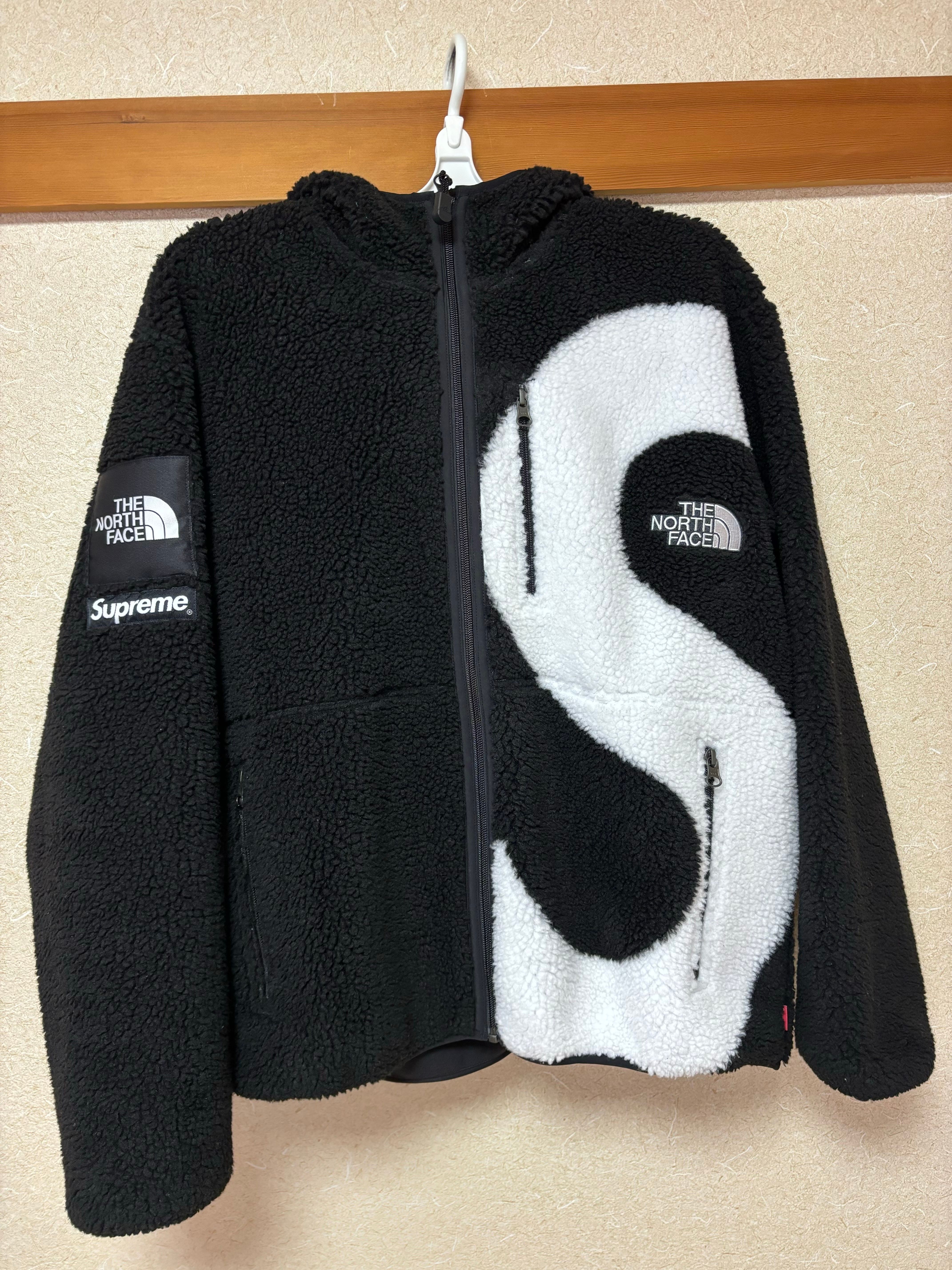Supreme x The North Face S Logo Hooded Fleece Jacket "Black"