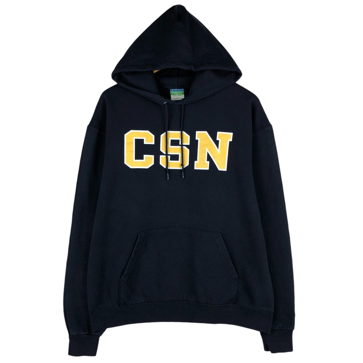 古着 00年代 チャンピオン Champion ECO FLEECE カレッジ スウェットプルオーバーパーカー メンズL相当/eaa606553