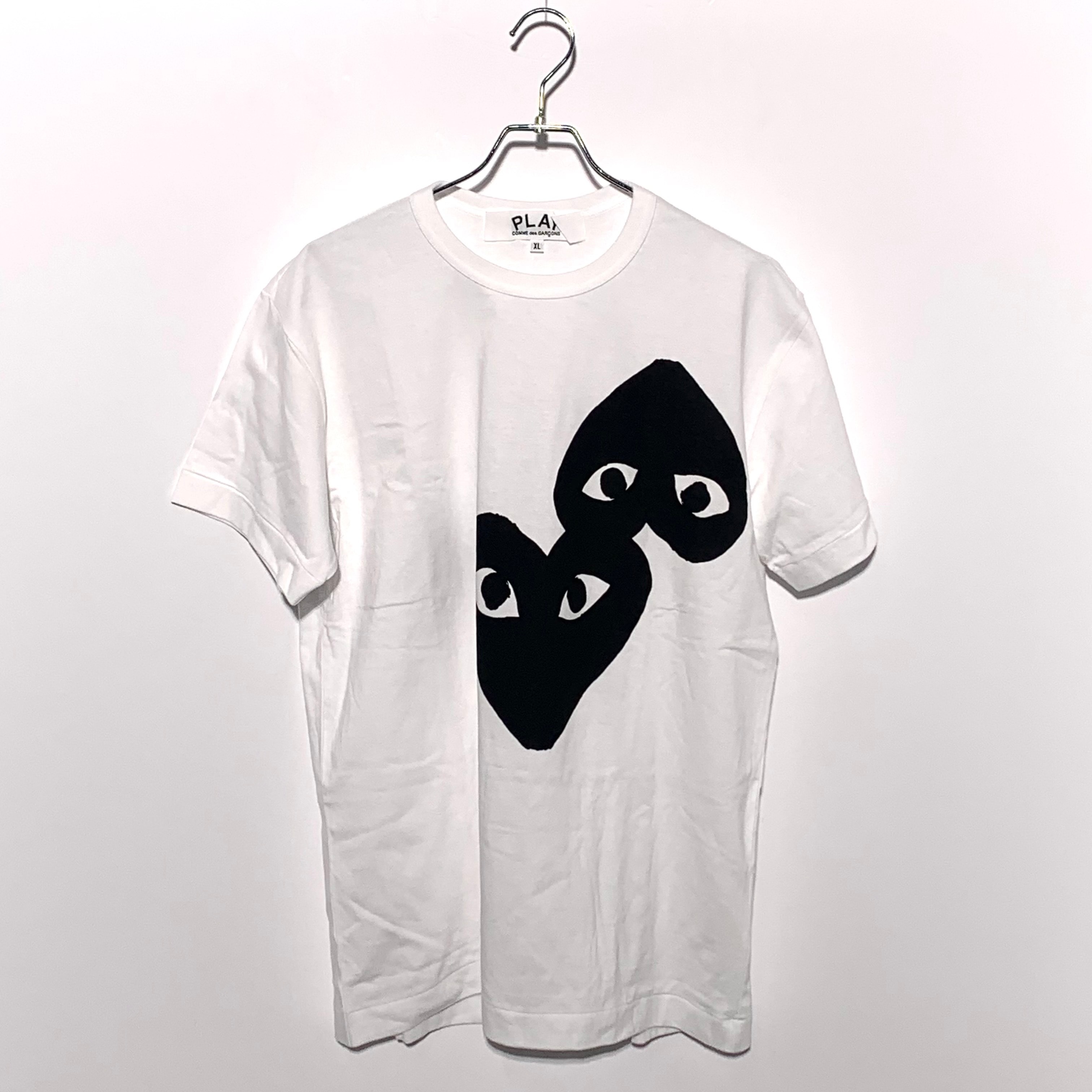 COMME des GARCONS PLAY CDG Cotton Jersey Print/Black "White"