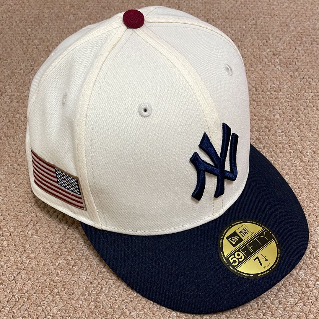 ニューエラ ヤンキース プレカーブ 星条旗 7 1/4