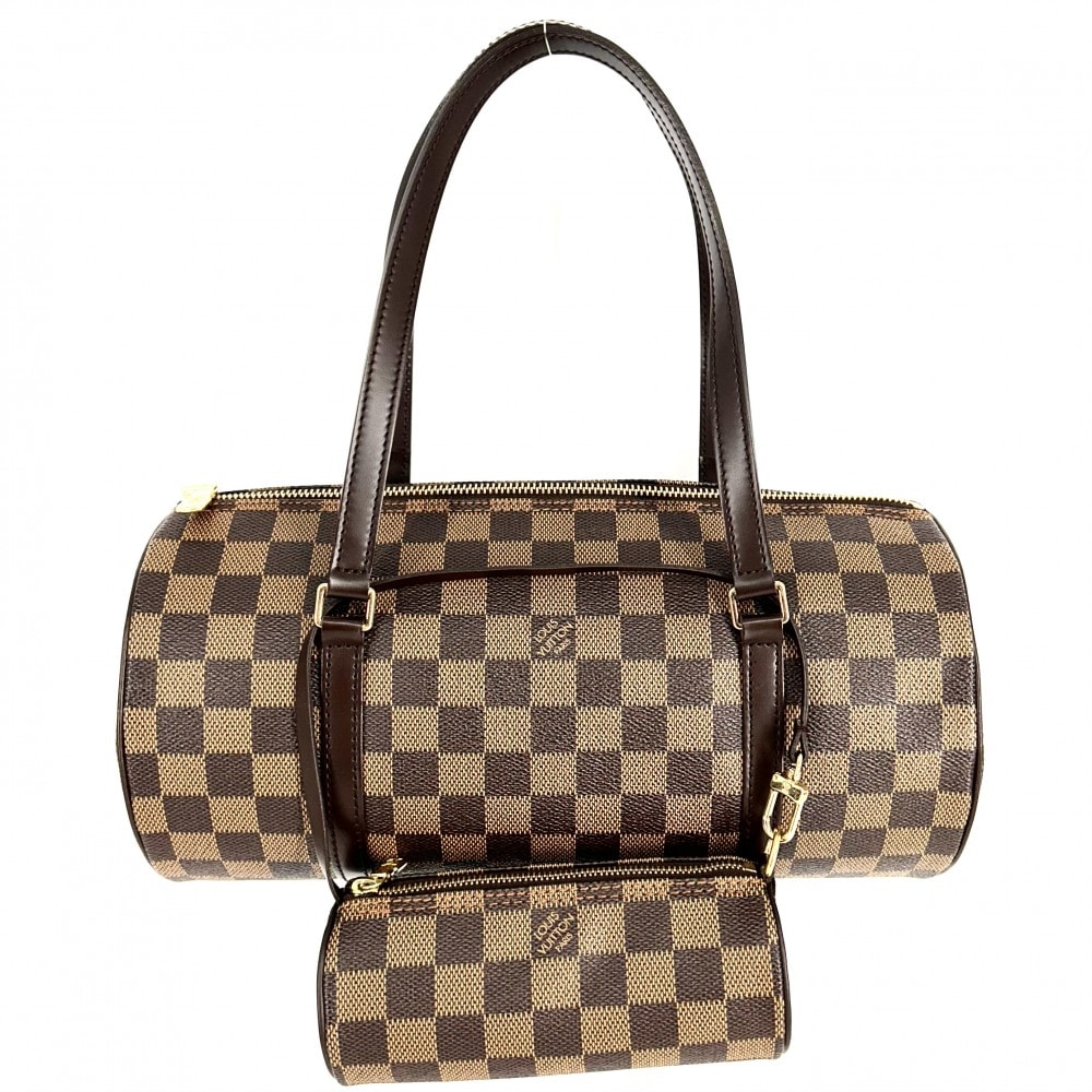 LOUIS VUITTON ルイヴィトン ハンドバッグ パピヨン30 肩掛け N51303 ダミエキャンバス    ブラウン 茶 ゴールド金具 レディース 美品【中古品】