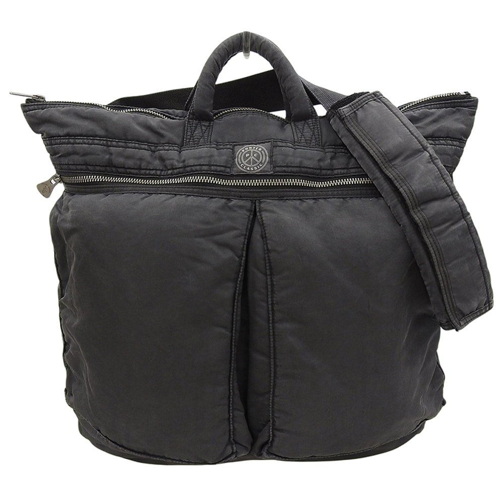 ポータークラシック 美品 製品染 SUPER NYLON HELMET CASE L スーパーナイロン ヘルメットケースL 2WAYバッグ PC-015-191