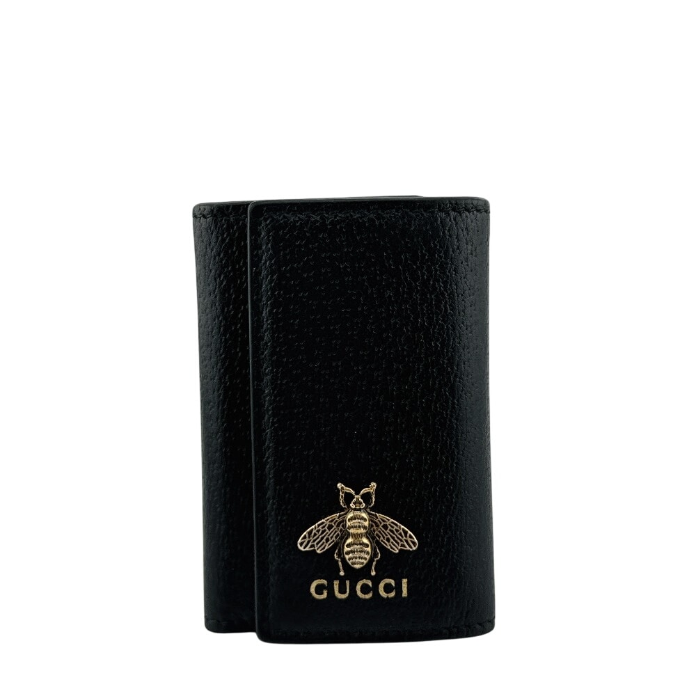 グッチ GUCCI キーケース ビーモチーフ アニマリエ ビー 523683 ブラック