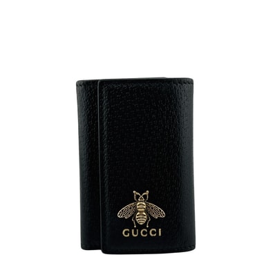 グッチ GUCCI キーケース ビーモチーフ アニマリエ ビー 523683 ブラック