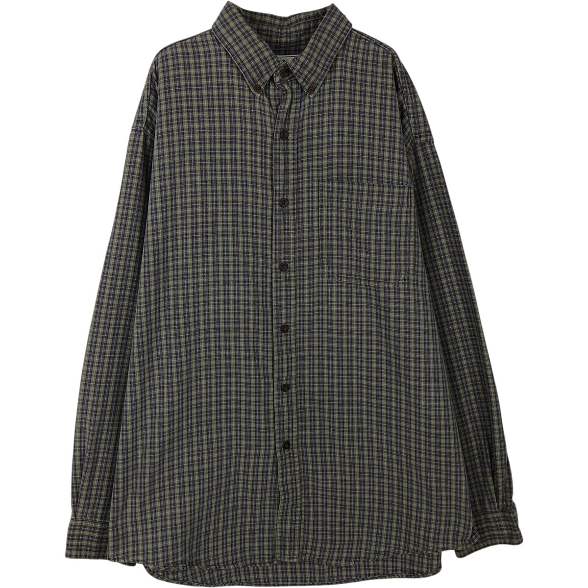 古着 70~80年代 エルエルビーン L.L.Bean 長袖 ボタンダウンチェックシャツ USA製 メンズL相当 ヴィンテージ/eaa646614