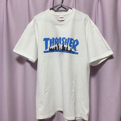 Supreme / Thrasher® Skyline Tee "White"