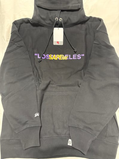 サプール LSTIGER HEAD HOODIE レイカーズカラー XL