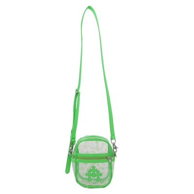Chrome Hearts Taka Mini PVC Material Cross Patch Shoulder Bag "Green"