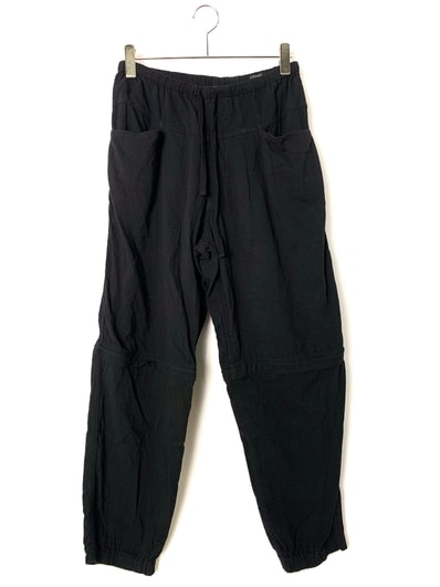 COMOLI Oxford Convertible Pants "Black"