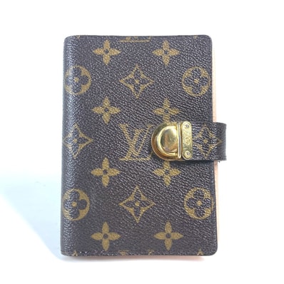 ルイヴィトン LOUIS VUITTON アジェンダPM コアラ R21013 モノグラム システム手帳 ステーショナリー 手帳カバー モノグラムキャンバス ブラウン