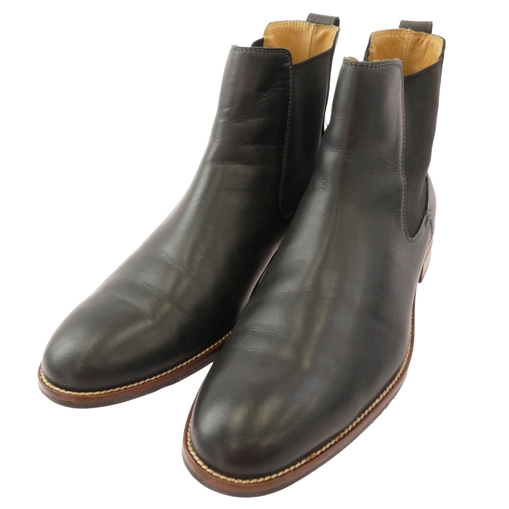 COLE HAAN コールハーン ブーツ C13106 LENOX HILL.CHELSEA サイドゴアブーツ ショート ブーツ ブラック系 8【中古】