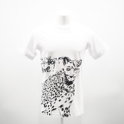 極美品 Dior ディオール コットン ディオール×レイモンド ペティボン プリントTシャツ XS XS 943J662A0533 半袖シャツ ホワイト ブラック コットン メンズ