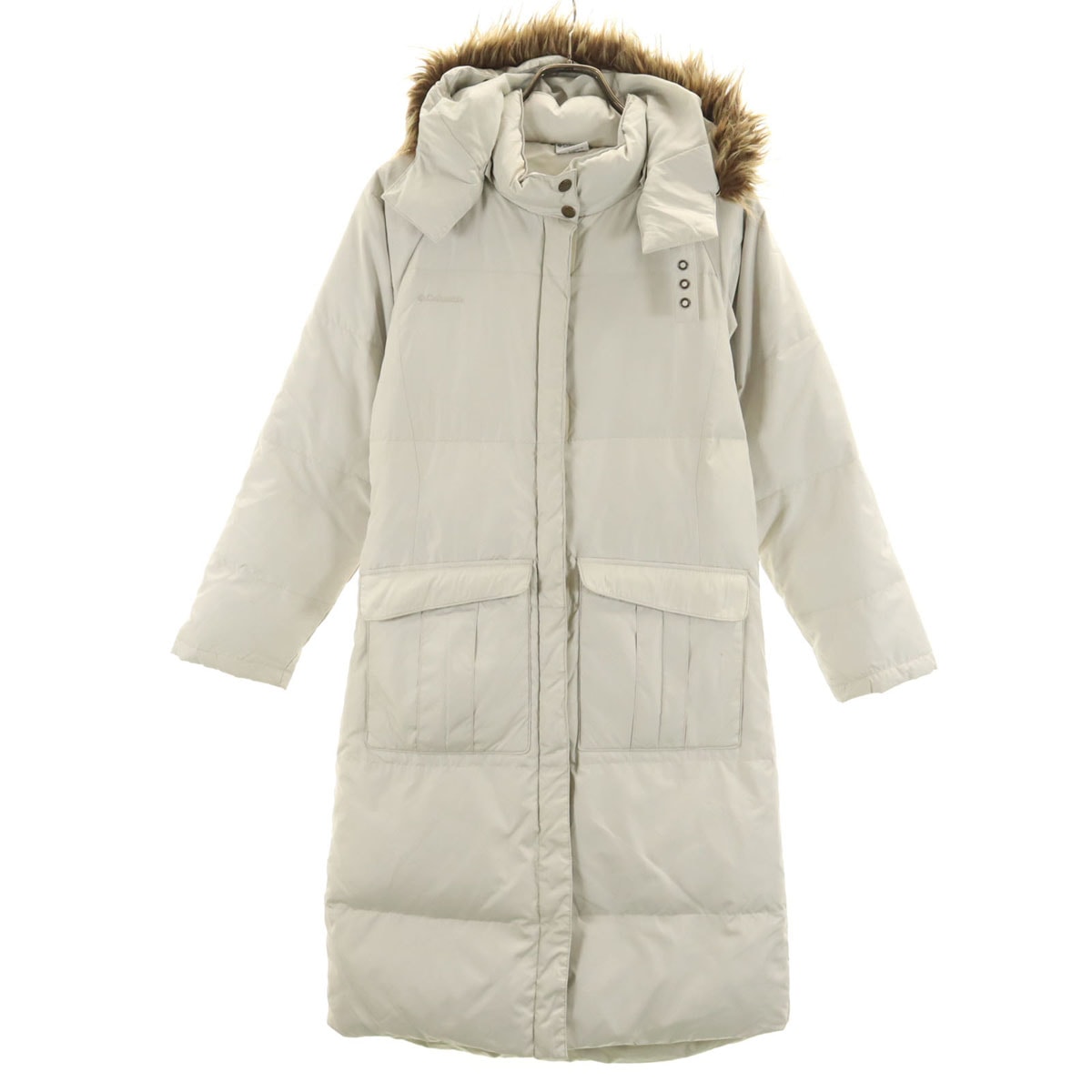 Columbia コロンビア アウトドア ダウンコート S オフホワイト系