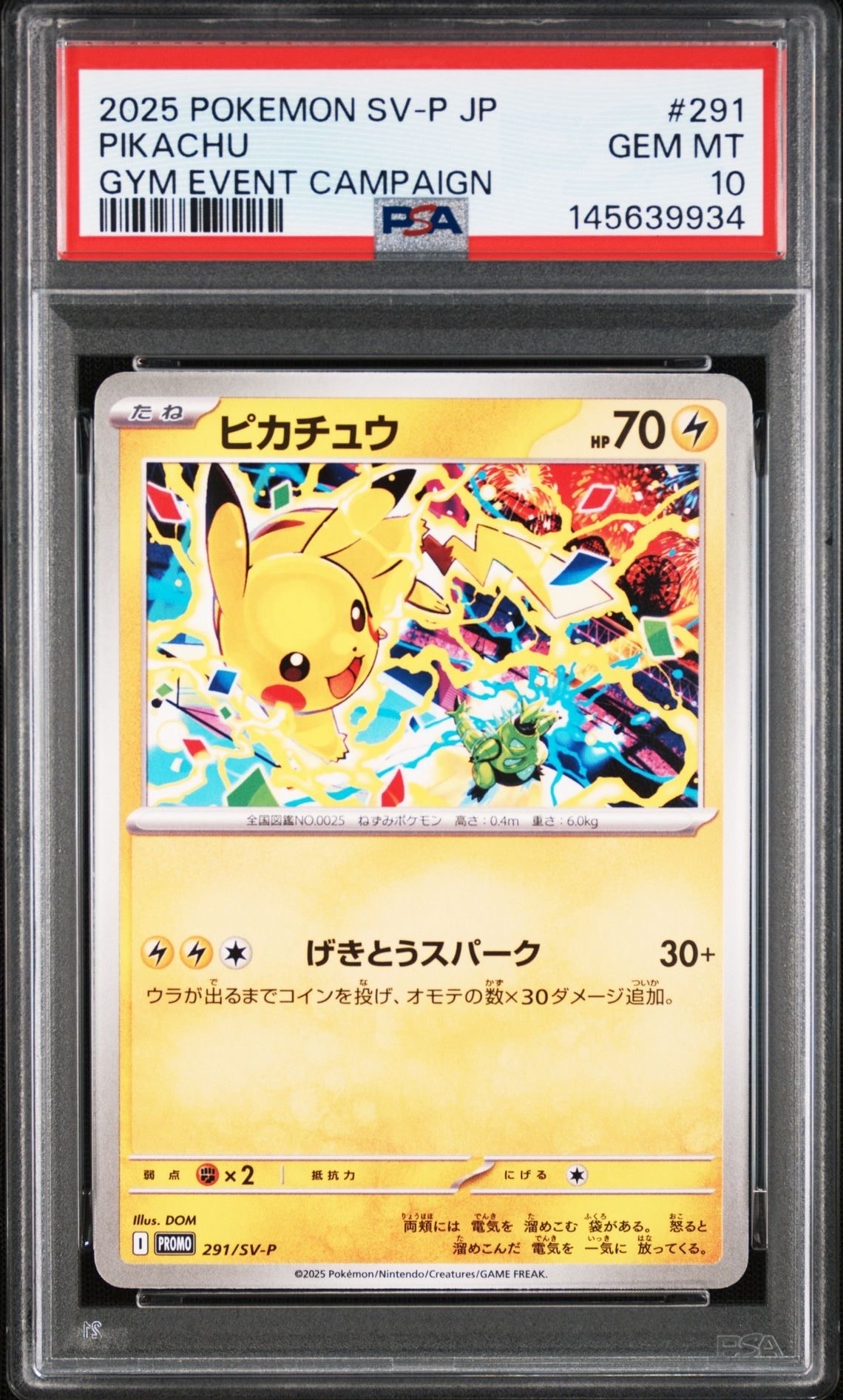 PSA10】ピカチュウ: プロモ P [S-P 272](プロモーションカード「S-P