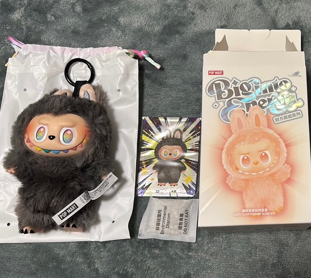 POP MART THE MONSTERS (LABUBU) Big into Energy Series Plush Pendant ID (Secret)