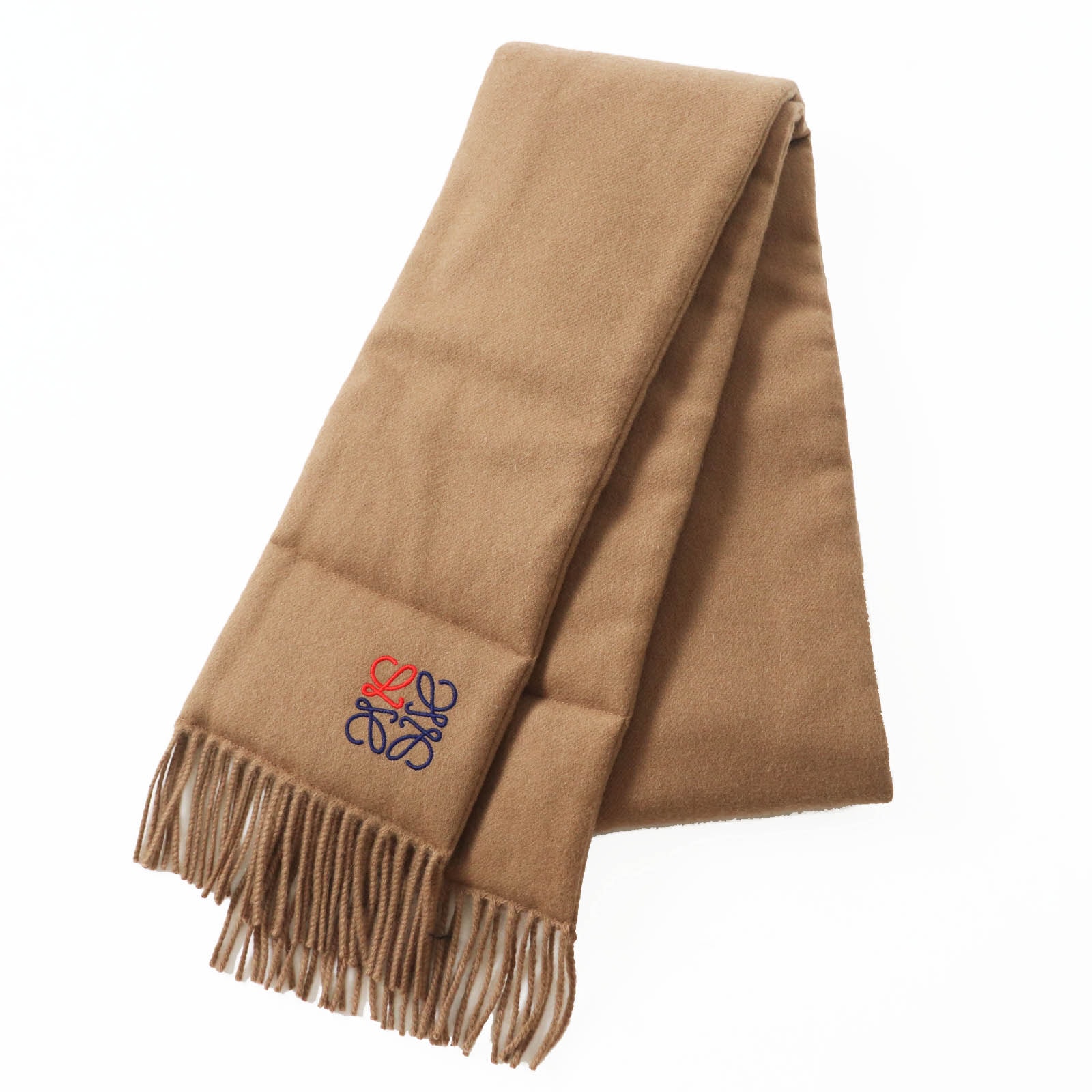 美品 ロエベ マフラー ブラウン レディース