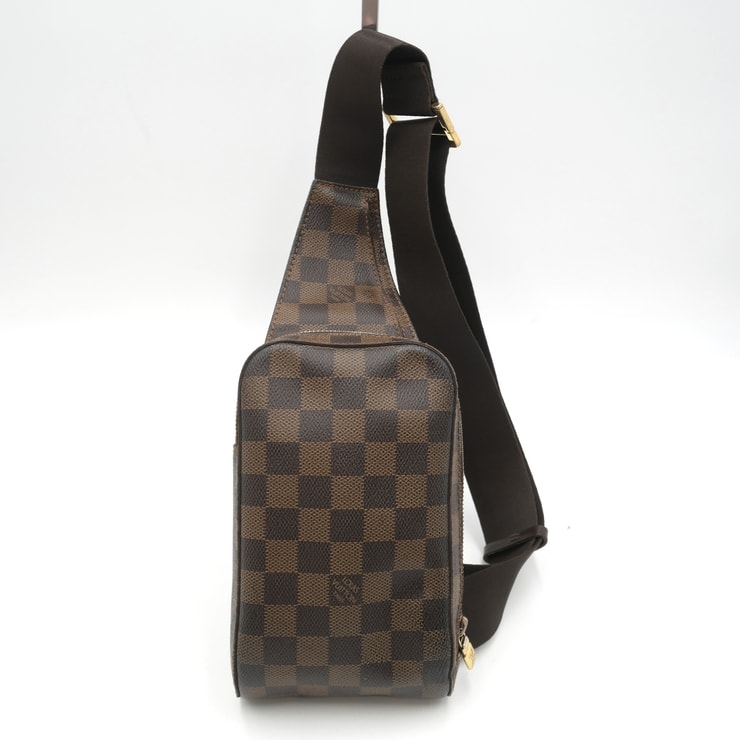 LOUIS VUITTON(ルイヴィトン)ジェロニモス ダミエ エベヌ ボディバッグ ウエストバッグ ショルダーバッグ ブラウン N51994【中古】