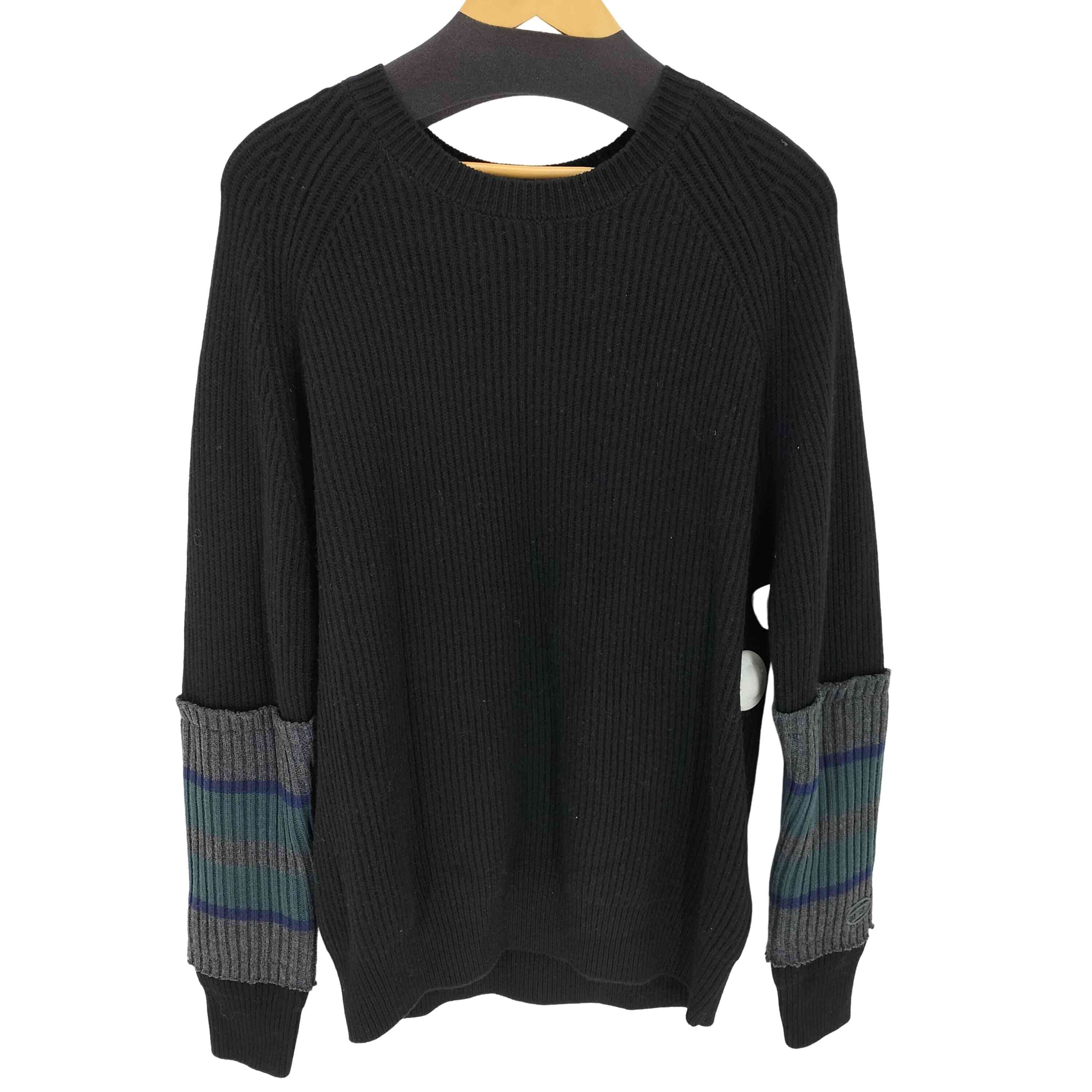 ダメージ加工ボーダーニット【1141817797215】