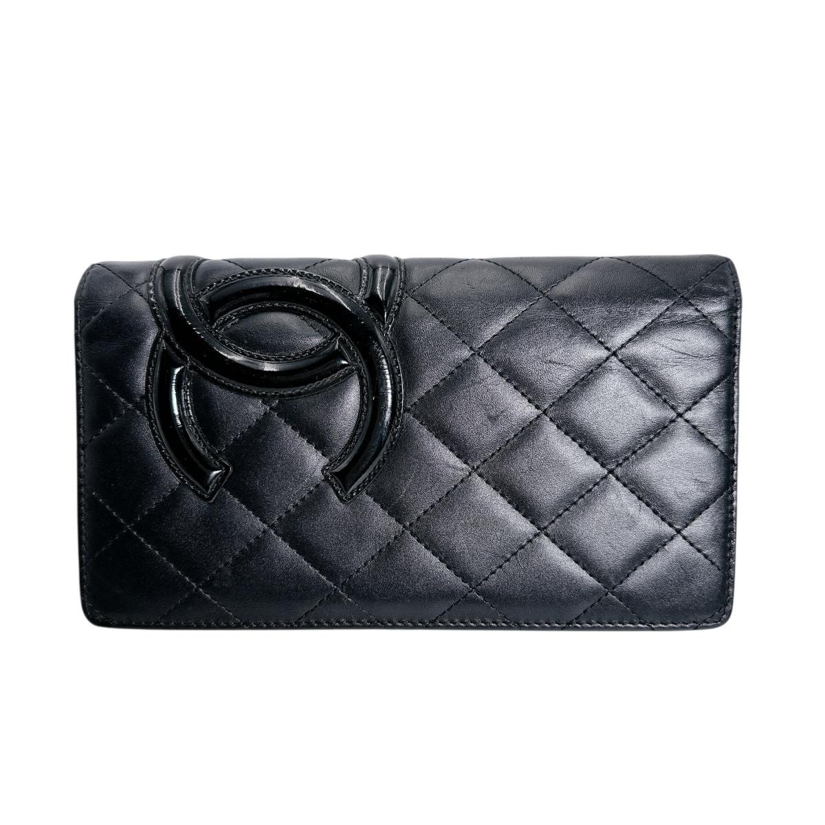 シャネル CHANEL マトラッセ ココマーク カンボン 長財布