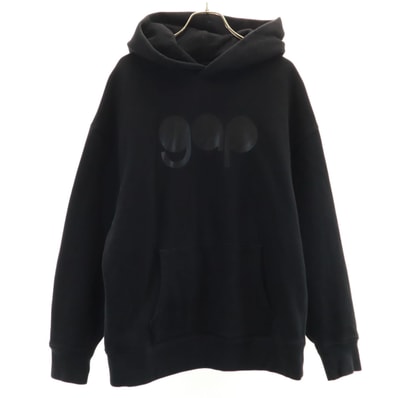 GAP ギャップ 長袖 スウェットパーカー M ブラック