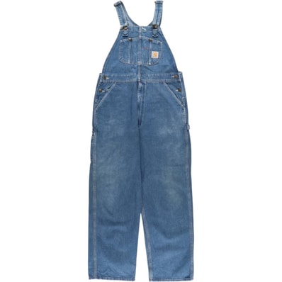 古着 カーハート Carhartt デニムオーバーオール メンズw38相当/eaa593395