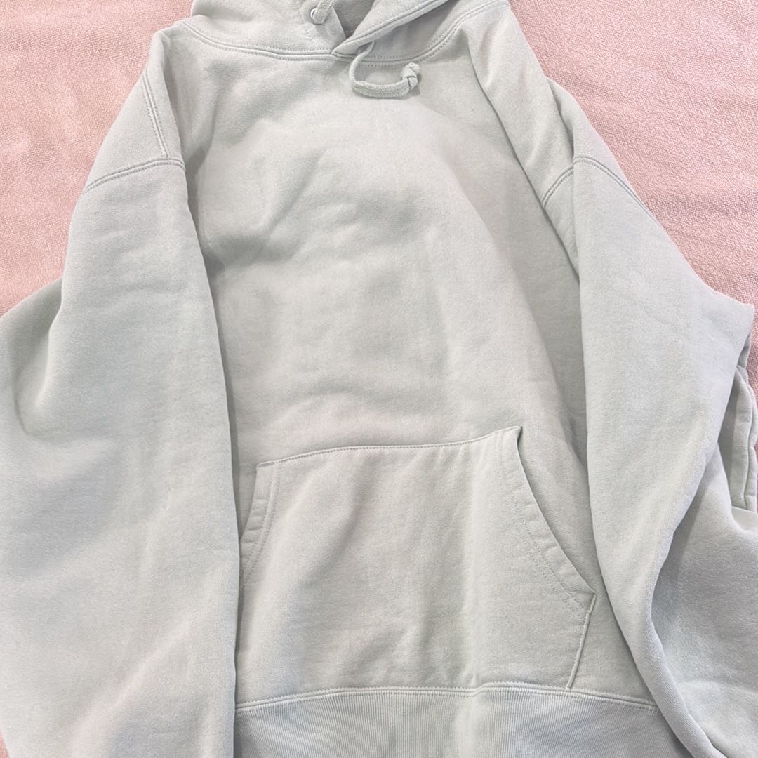 Supreme Satin Applique Hooded Sweatshirt "Mint"