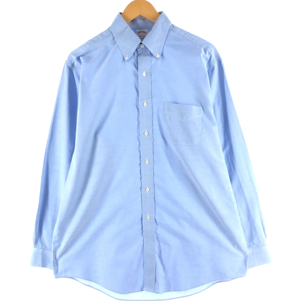 古着 ブルックスブラザーズ Brooks Brothers Est.1818 長袖 ボタンダウンシャツ メンズL相当/eaa558908