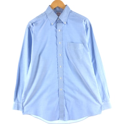 古着 ブルックスブラザーズ Brooks Brothers Est.1818 長袖 ボタンダウンシャツ メンズL相当/eaa558908