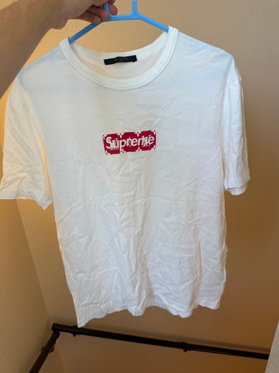 Supreme / Louis Vuitton Box Logo Tee "Red"