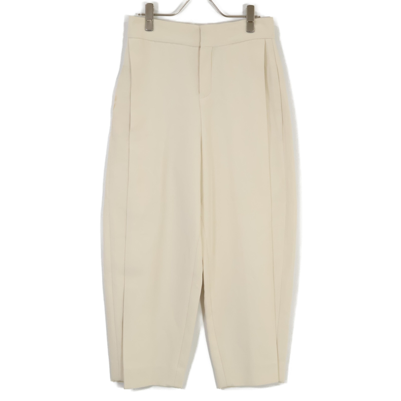 クロエ 14SPA21-14S132 ベージュ アセテート ライトクレープパンツ 34