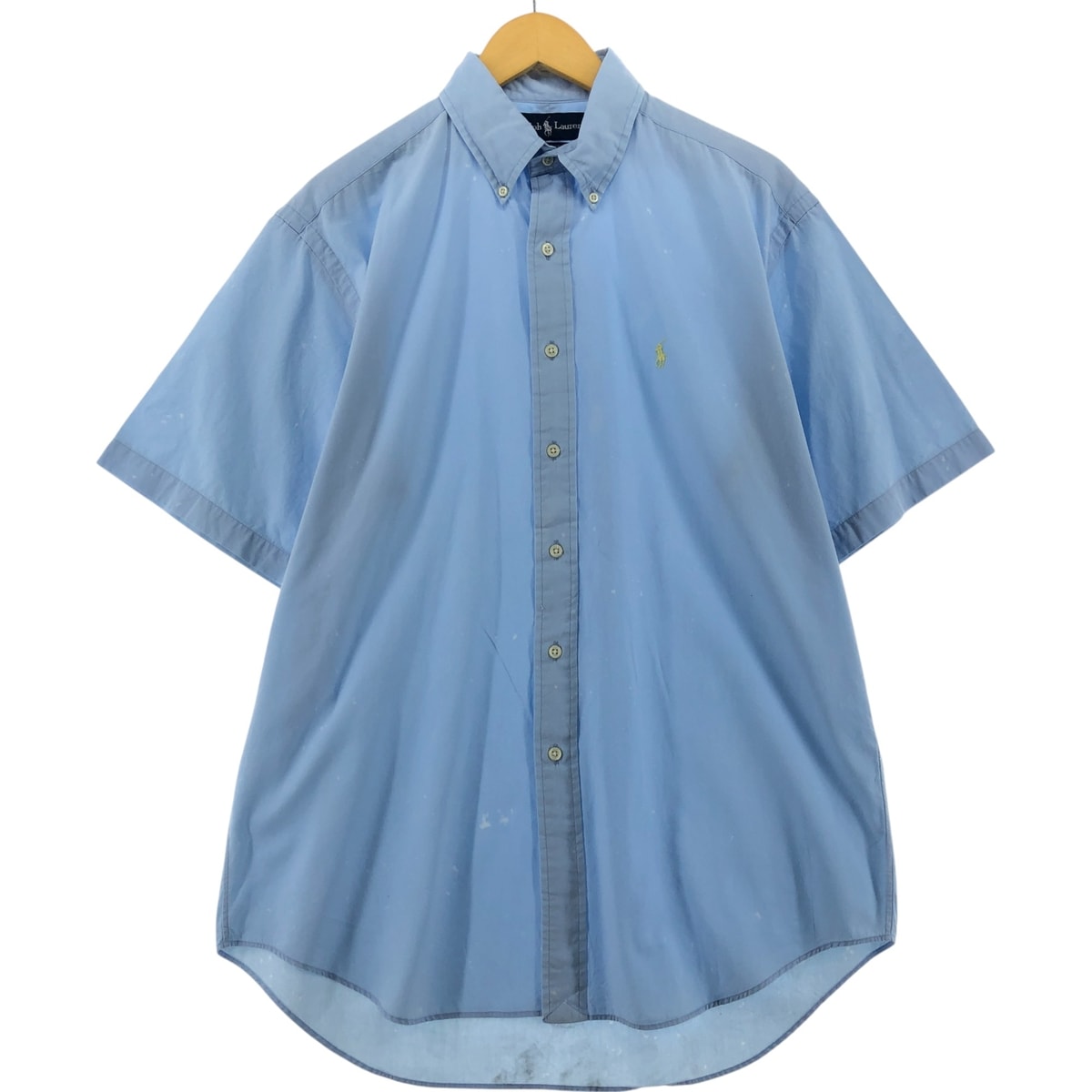 古着 ラルフローレン Ralph Lauren BLAKE 半袖 ボタンダウンシャツ メンズM相当/eaa537793