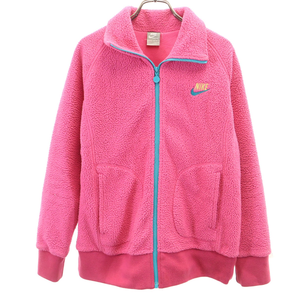 NIKE ナイキ ボア フリースジャケット M ピンク系