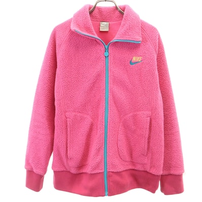 NIKE ナイキ ボア フリースジャケット M ピンク系