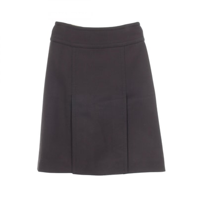 ドルチェアンドガッバーナ DOLCE & GABBANA スリット入り スカート 衣料品 ボトムス ウール レディース ブラック系 F4541T 【中古】
