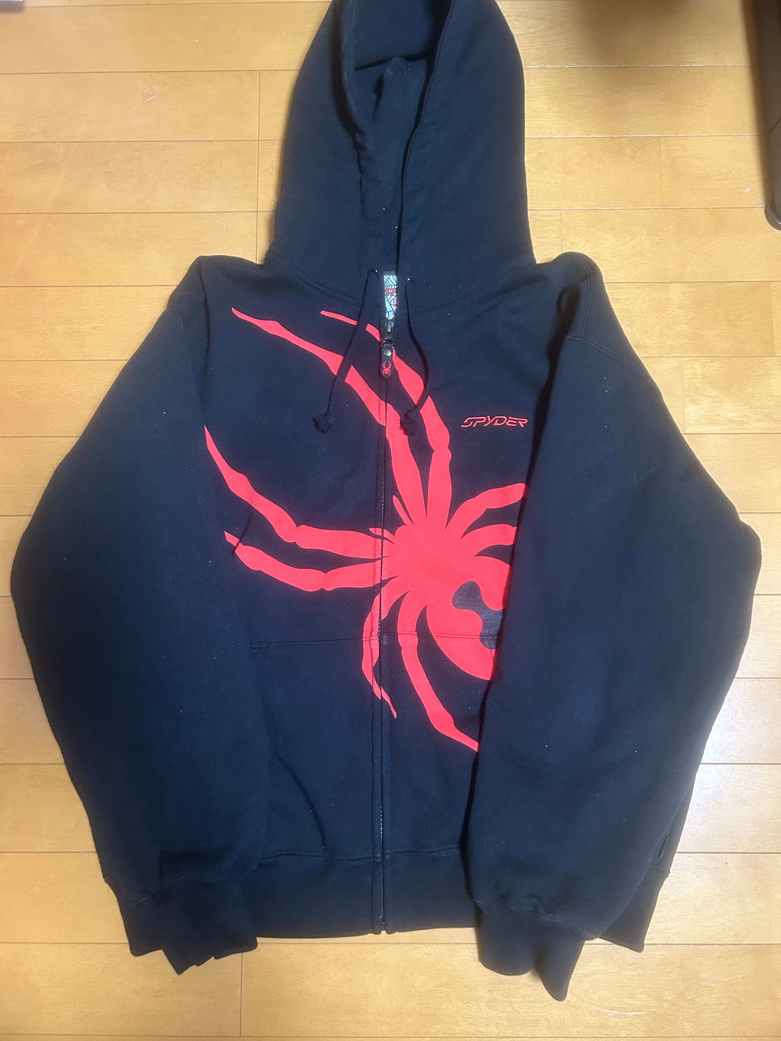 Supreme x Spyder Zip Up Hooded Sweatshirt "Black"