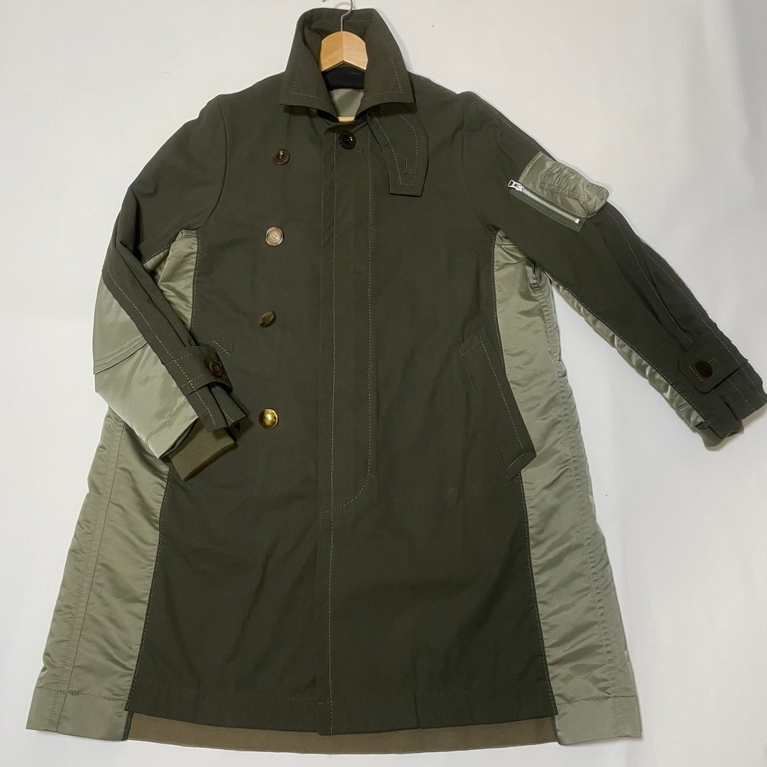 sacai  サカイ　ドッキング　コート　ミリタリー デザイン　MA1ドッキング