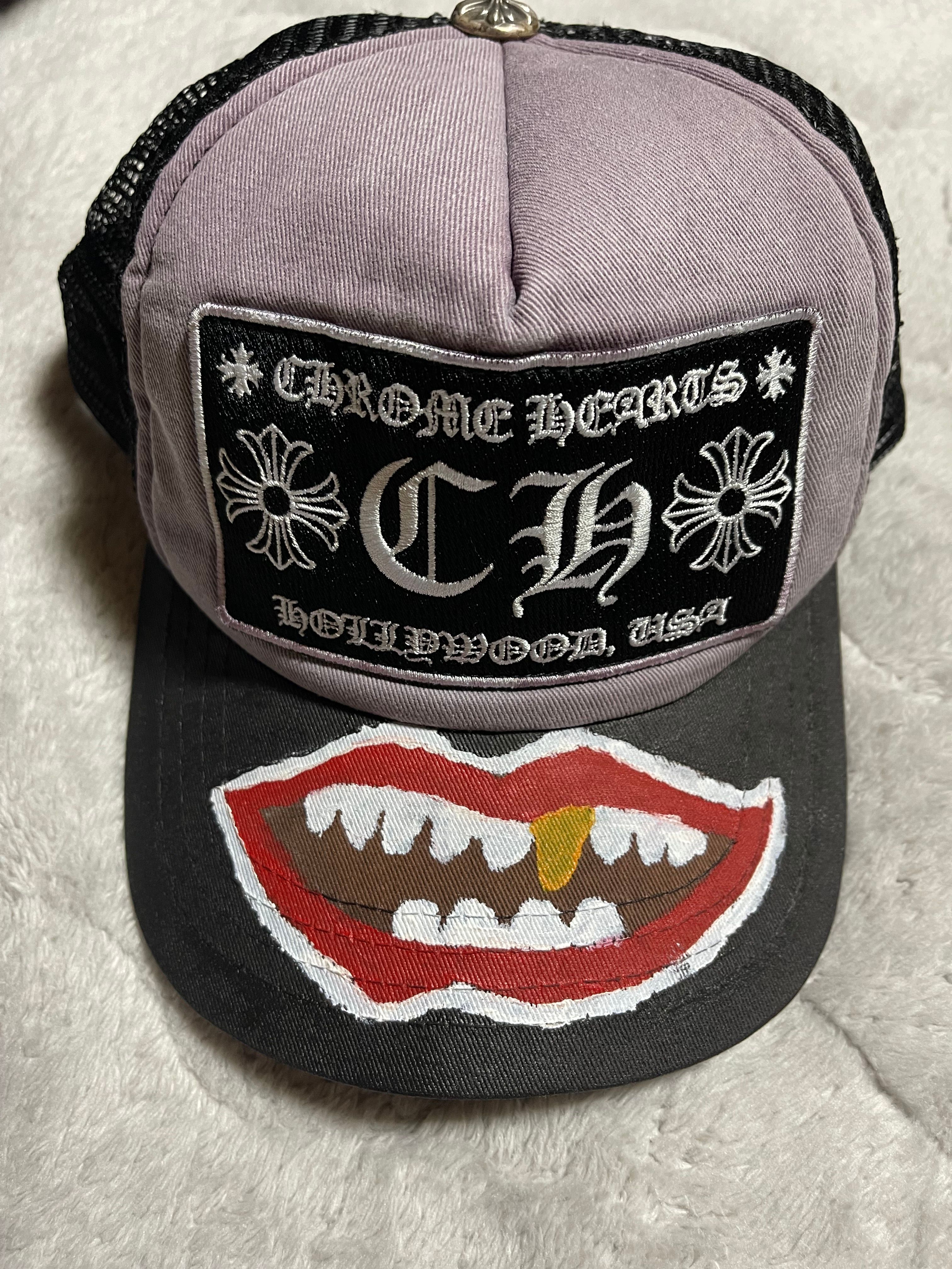 Chrome Hearts Trucker Cap CH "Black/White"