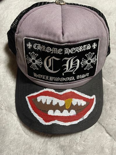 Chrome Hearts Trucker Cap CH "Black/White"