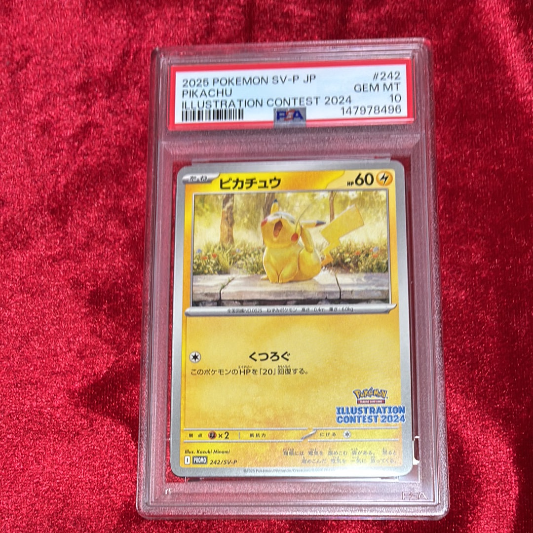 PSA10】ピカチュウ [SV-P 242](プロモカードパック