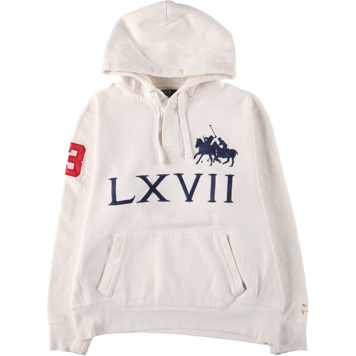 古着 ラルフローレン Ralph Lauren POLO by Ralph Lauren スウェットハーフボタンパーカー メンズL相当/eaa538716