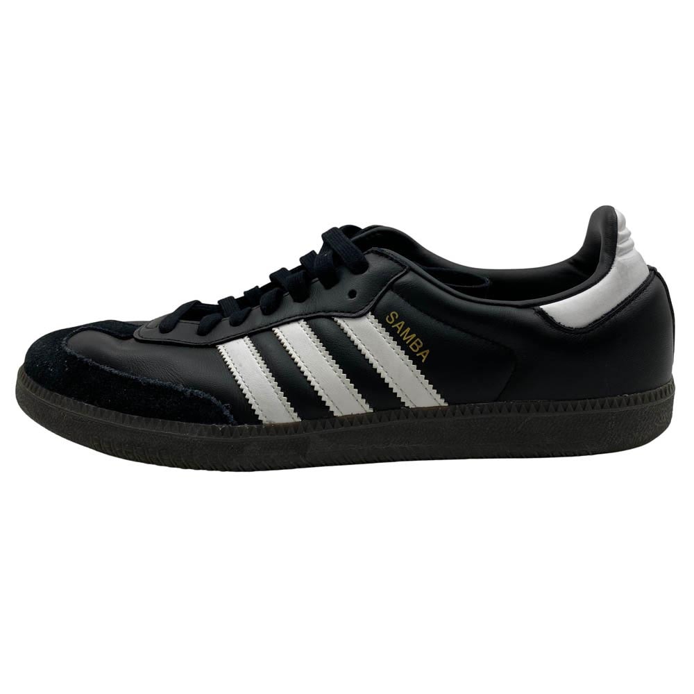 adidas アディダス スニーカー B75807 Samba OG サンバ ローカット スニーカー ブラック系 29.5cm【中古】